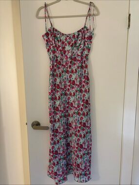 Zara Floral Slip Dress - Mint & Rose